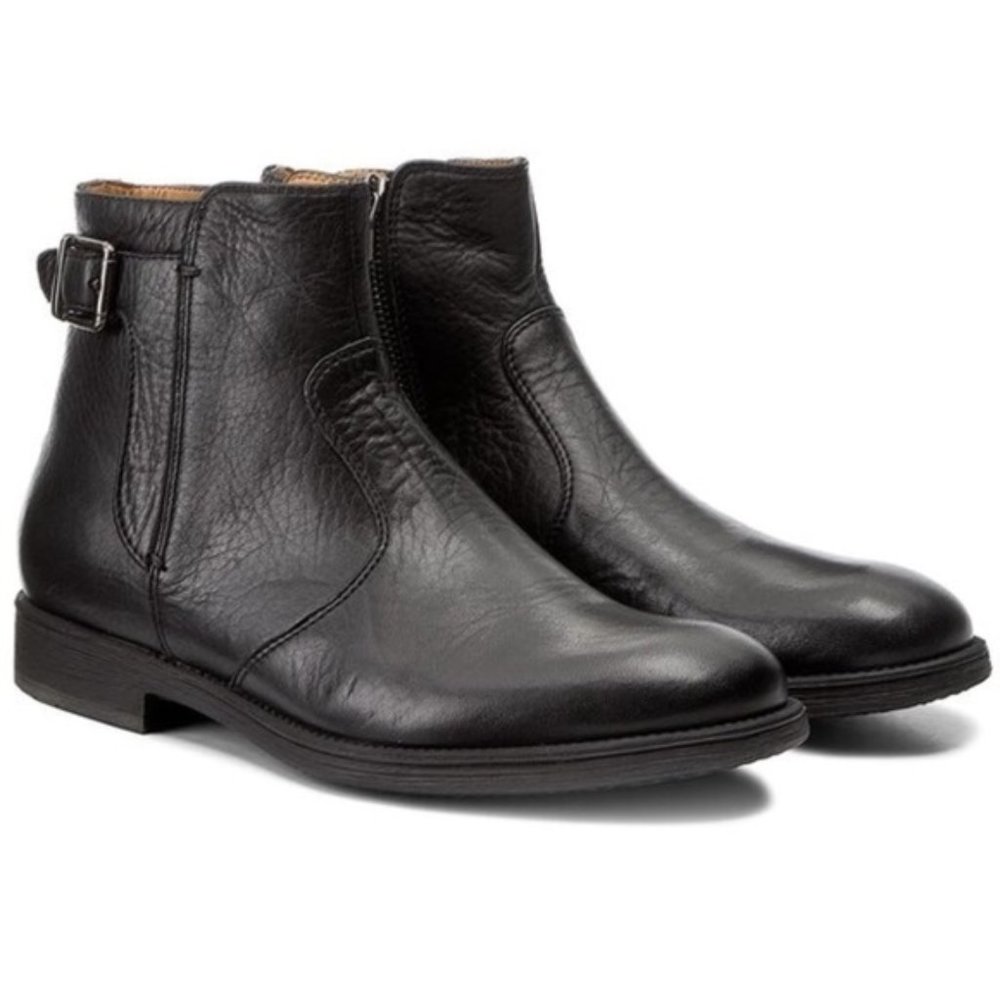 Geox Men's U Jaylon A Tumbled Leather Boots